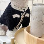 Dog Knitted Cardigan With Luxury Design