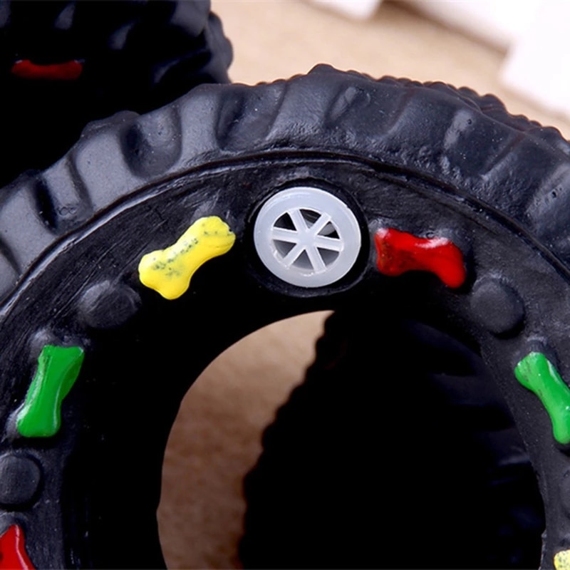 Elastic Mini Tire Toy For Dogs