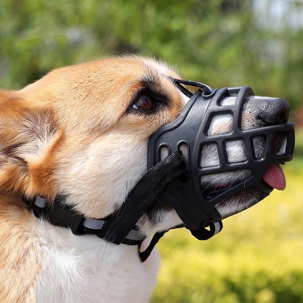 Dog Silicone Muzzle - Breathable & Lightweight